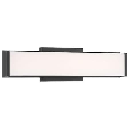 Access Lighting Citi, LED Vanity, Matte Black Finish, Acrylic Lens Acrylic 62573LEDD-MBL/ACR